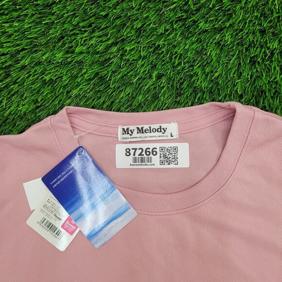 My-Melody Bunny Shirt Womens Large 20x26 Pink Polyester - Picture 7 of 13